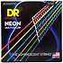 Hi Def Neon Multi Color 6 Cordes Light 12-54 DR Strings