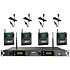 Pack ACT 2400 QUAD micro cravate MU57LT Mipro