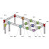 SR5030400 Structure rectangulaire 540 x 290 mm longueur 4m ASD