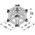 C4DLV Angle 4 départs de levage acier pour SC 500 ASD