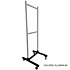 SUPHB Support sur roulettes Aluminium brut ASD