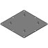 EMLSP 390 Embase à spiter mâle 600 x 600 x 15 mm pour SC 390 ASD