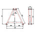 STP 50240 Structure triangulaire pliable 500mm x 2,4m ASD