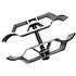 RAC2 A Jonction alu pour liaison de 2 pieds de 2 praticables ASD