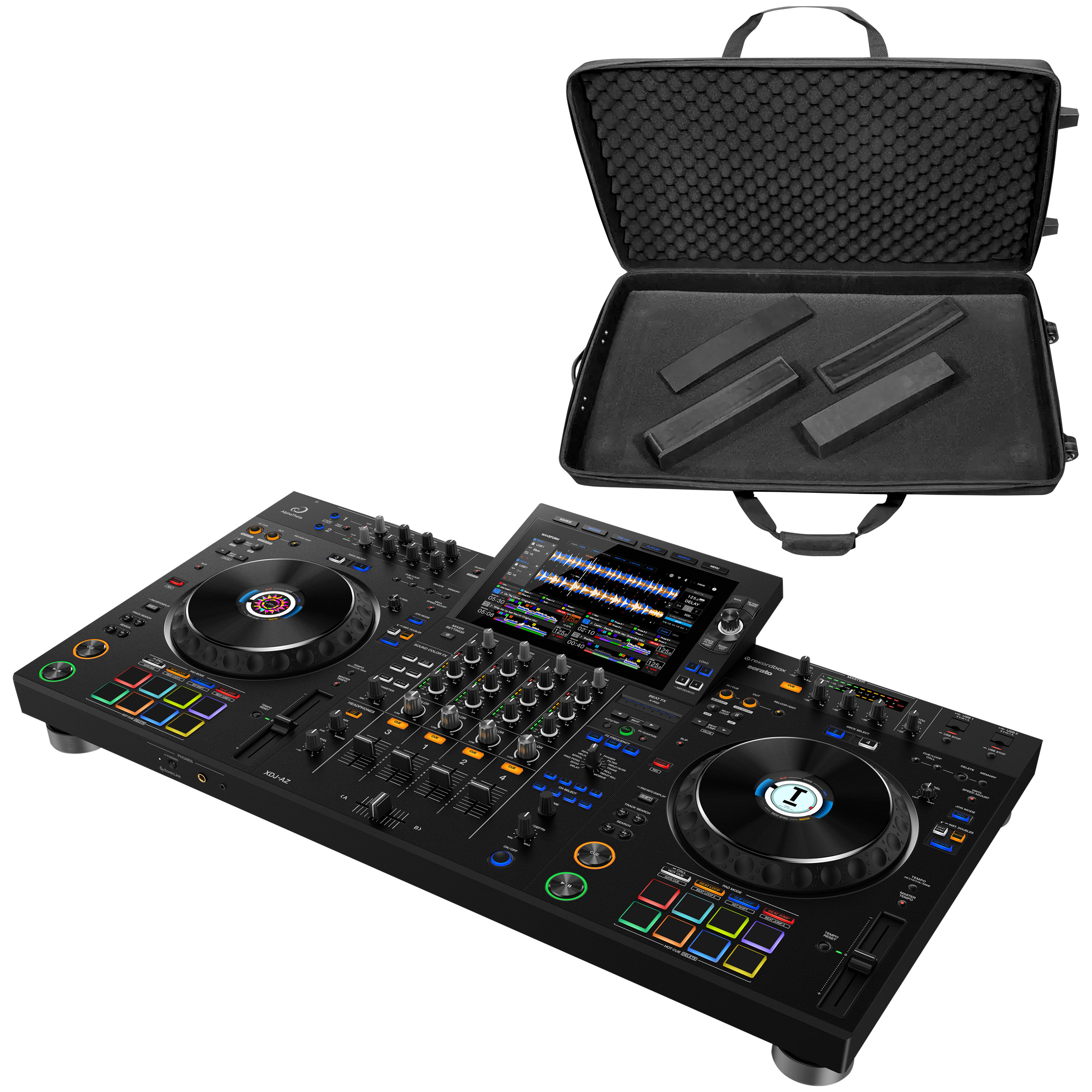 Pioneer DJ XDJ-AZ + Eva Case Wheel - Contrôleur DJ autonome SonoVente.com