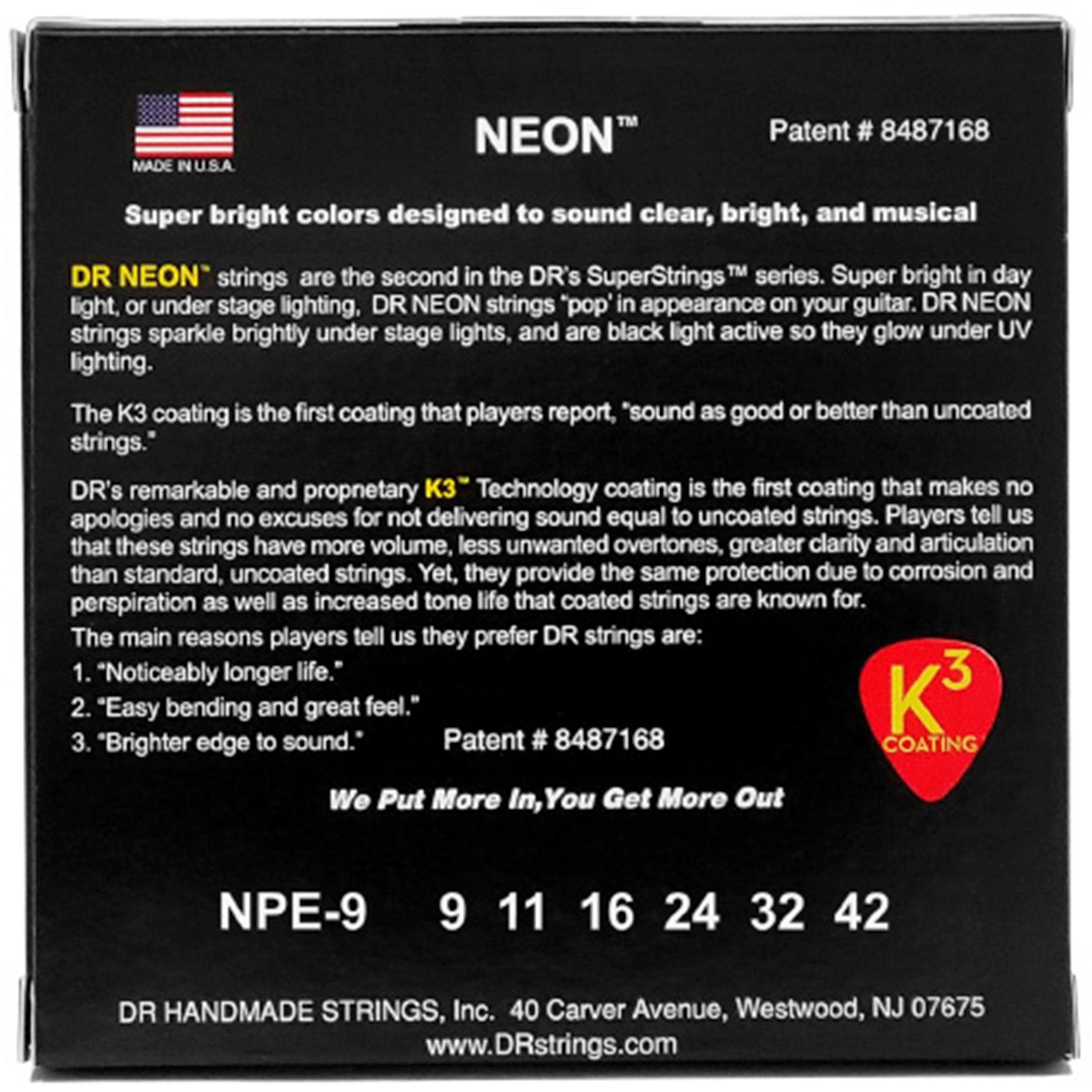 DR Strings NEON 45-105 Jeu de Cordes pour Guitare Basse Rose DR Strings NEON 45-105 Jeu de Cordes pour Guitare Basse Rose