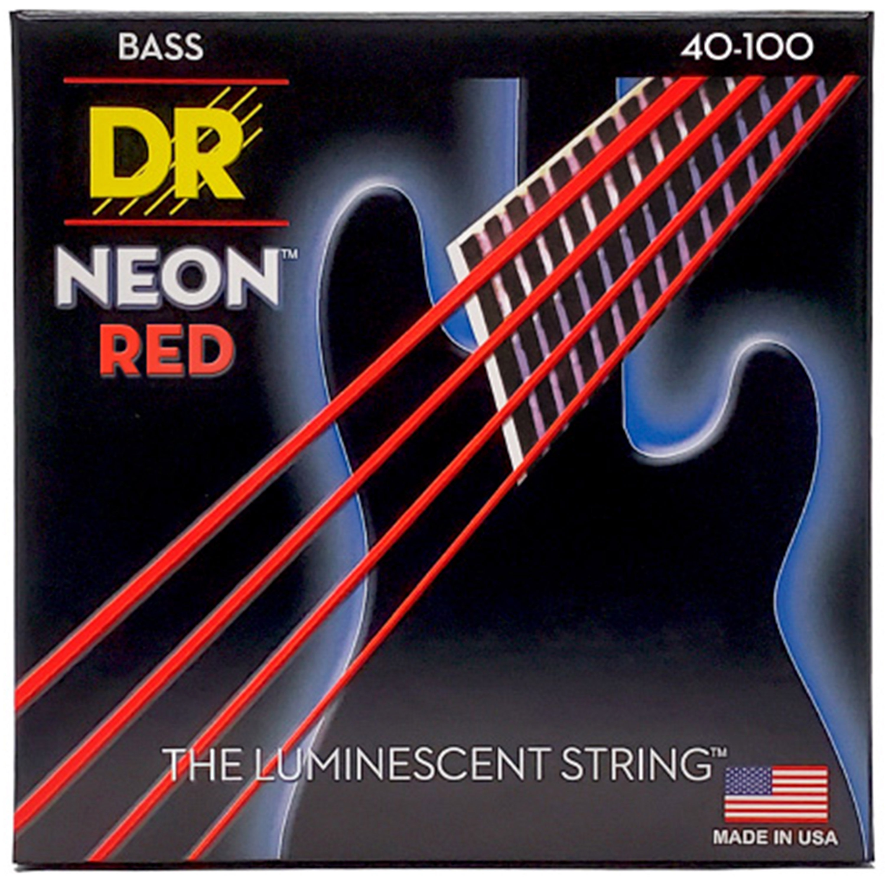 DR Strings NMCB-40 cordes de basse colorées avec revêtemen | Bax Music DR Strings NMCB-40 cordes de basse colorées avec revêtemen | Bax Music