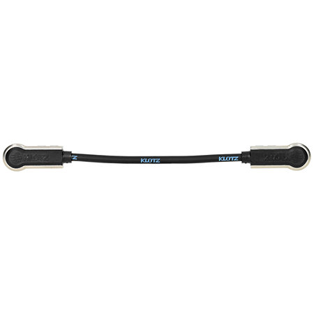 Câble PatchMaster Jacks mâles TS coudés 15 cm Klotz