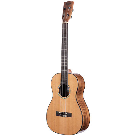 Solid Cedar Top Acacia Bariton + Housse Kala