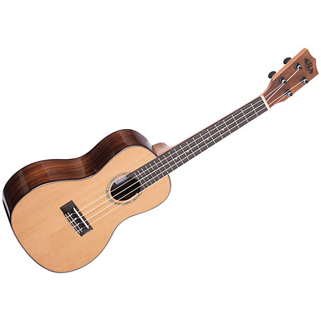 Solid Cedar Top Acacia Concert + Housse Kala