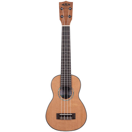 Solid Cedar Top Acacia Soprano Long Neck + Housse Kala