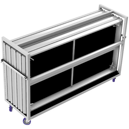 ASD CHARPLAC2 Chariot alu pour 4 praticables