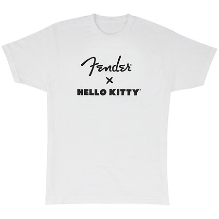 Fender T-shirt Fender x Hello Kitty Logo Tee, White, S