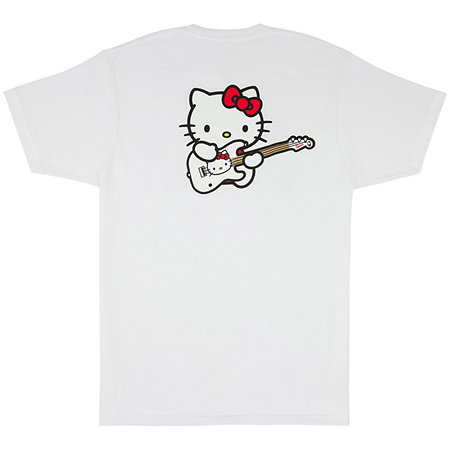 Fender T-shirt Fender x Hello Kitty Logo Tee, White, S