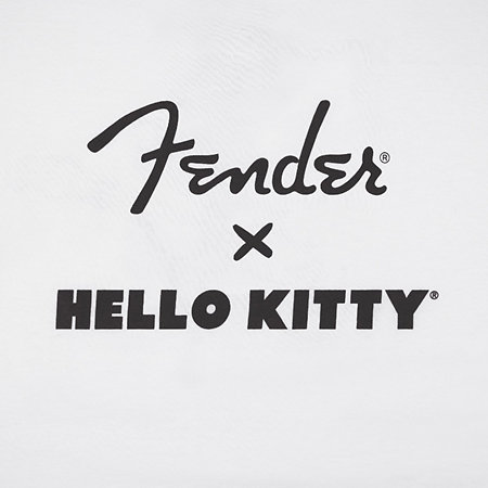 T-shirt Fender x Hello Kitty Logo Tee, White, S Fender