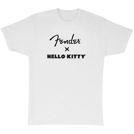 Fender T-shirt Fender x Hello Kitty Logo Tee, White, M