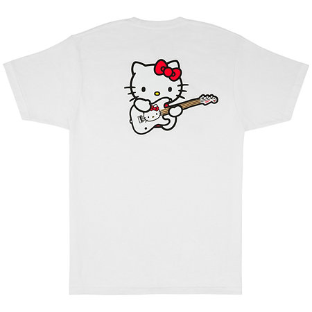 Fender T-shirt Fender x Hello Kitty Logo Tee, White, M