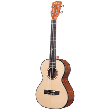 Solid Spruce Top Mahogany Tenor + Housse Kala