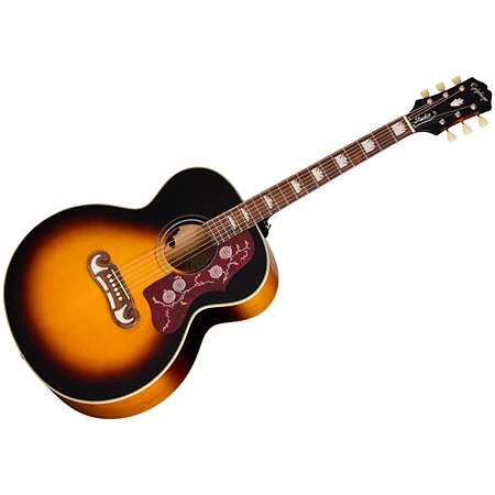 Epiphone J-200 Studio Acoustic Collection Vintage Sunburst + Housse
