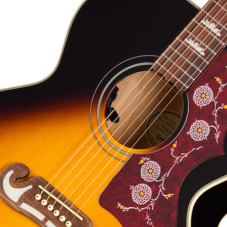 Epiphone J-200 Studio Acoustic Collection Vintage Sunburst + Housse