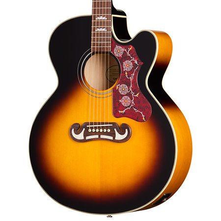 J-200 Studio EC Acoustic Collection Vintage Sunburst + Housse Epiphone