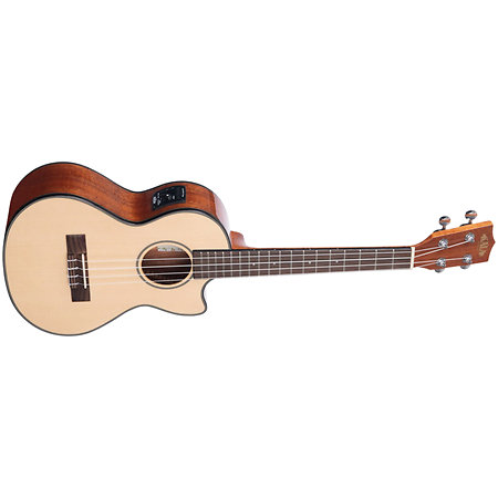 Solid Spruce Top Mahogany Tenor Cutaway EQ + Housse Kala