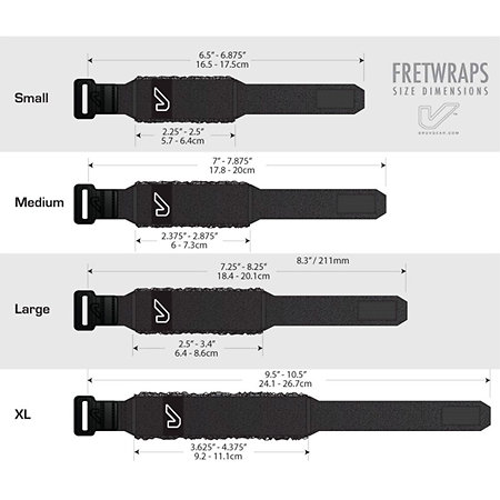 FretWraps Wine Burgundy Large Gruv Gear