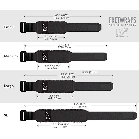 FretWraps Wine Burgundy Medium Gruv Gear