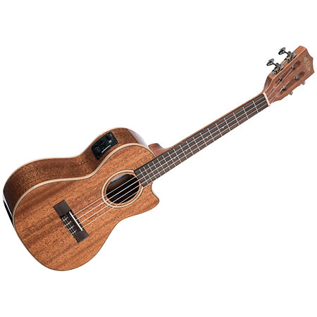 Kala All Solid Gloss Mahogany Tenor Cutaway EQ + Étui