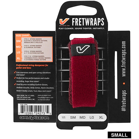 Gruv Gear FretWraps Wine Burgundy Small
