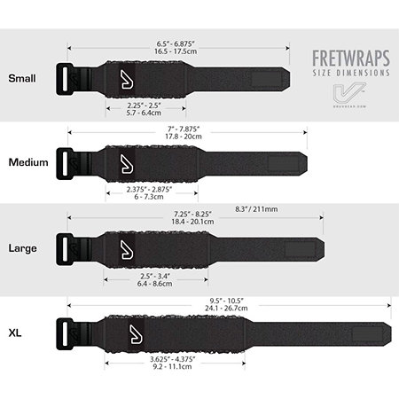FretWraps Wine Burgundy Small Gruv Gear