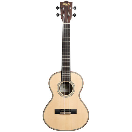 Solid Spruce Top Striped Ebony Tenor + Housse Kala