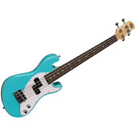 Solid Body U-Bass 4 Cordes Surf Blue + Housse Kala