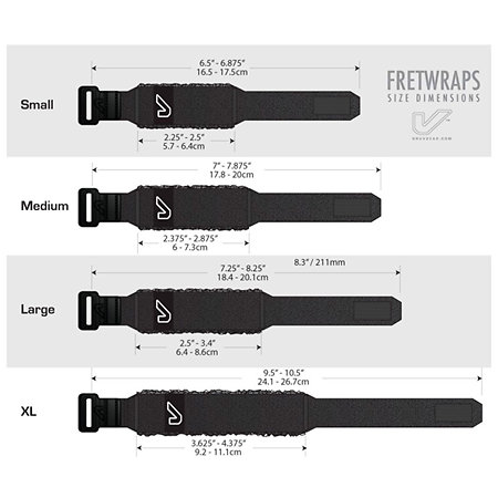 FretWraps Sky Blue Large Gruv Gear