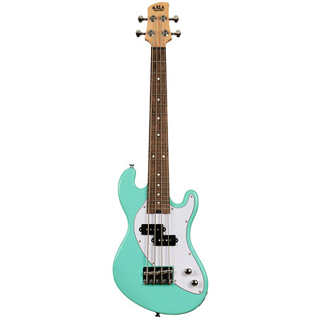 Solid Body U-Bass 4 Cordes Surf Green + Housse Kala