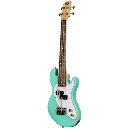 Solid Body U-Bass 4 Cordes Surf Green + Housse Kala