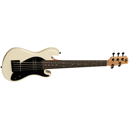 Kala Solid Body U-Bass 5 Cordes Cream + Housse