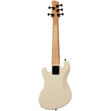 Solid Body U-Bass 5 Cordes Cream + Housse Kala