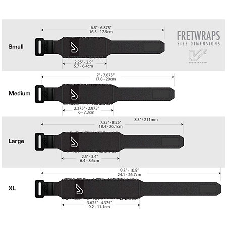 FretWraps Sky Blue Small Gruv Gear