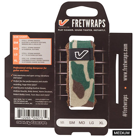 Gruv Gear FretWraps Camo Green Medium
