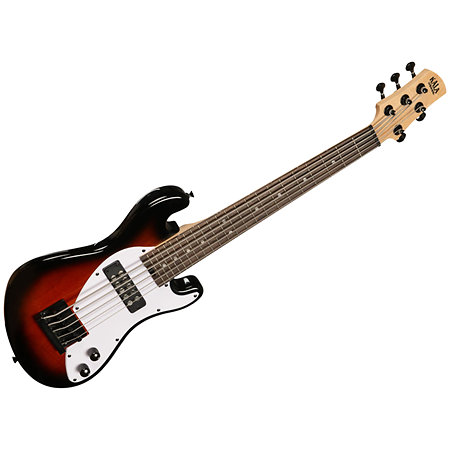 Solid Body U-Bass 5 Cordes Tobacco Burst + Housse Kala