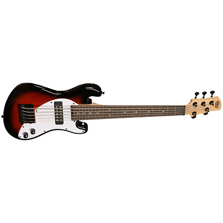 Solid Body U-Bass 5 Cordes Tobacco Burst + Housse Kala