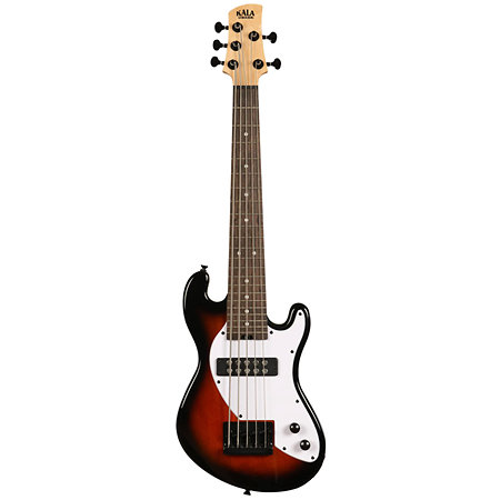 Solid Body U-Bass 5 Cordes Tobacco Burst + Housse Kala
