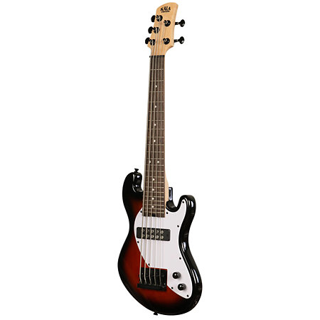 Solid Body U-Bass 5 Cordes Tobacco Burst + Housse Kala