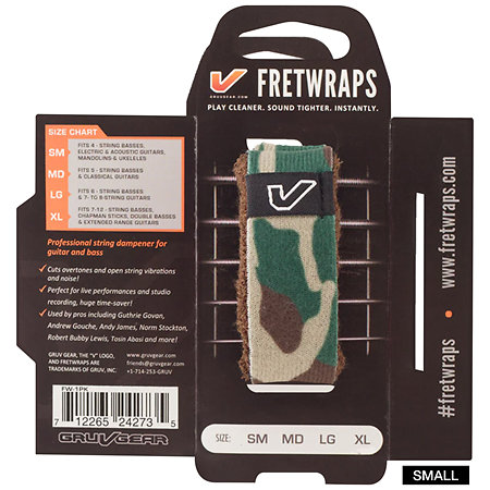 Gruv Gear FretWraps Camo Green Small