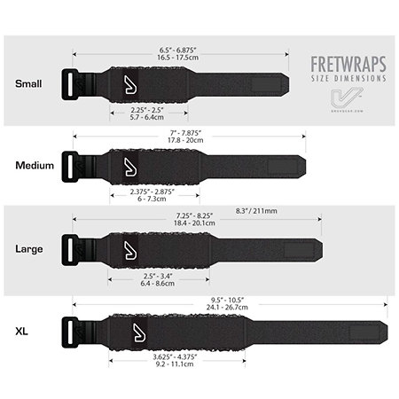 FretWraps Camo White Extra Large Gruv Gear