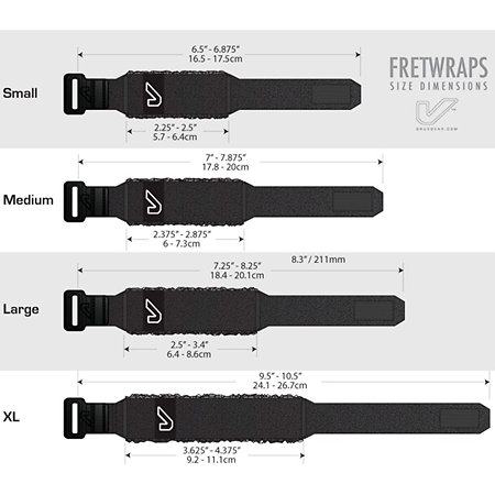 FretWraps Ebony Large Gruv Gear