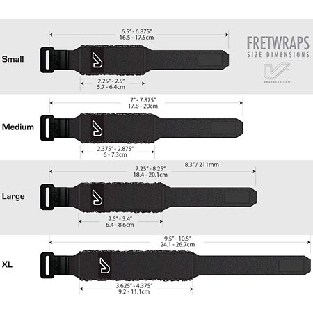 FretWraps Ebony Medium Gruv Gear