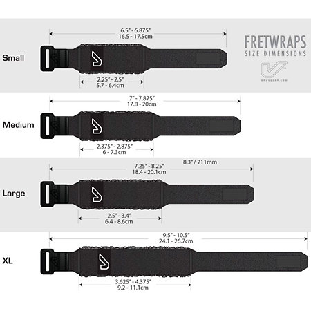 FretWraps Ebony Small Gruv Gear