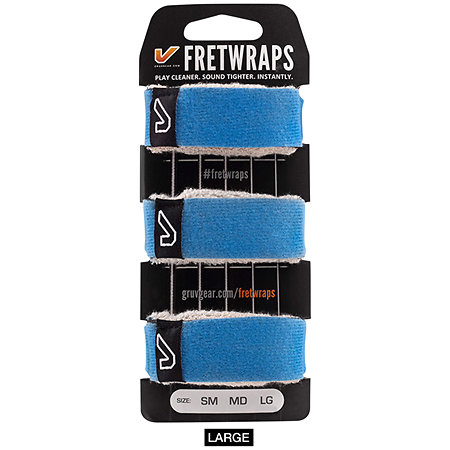 Gruv Gear FretWraps 3-Pack Sky Blue Large